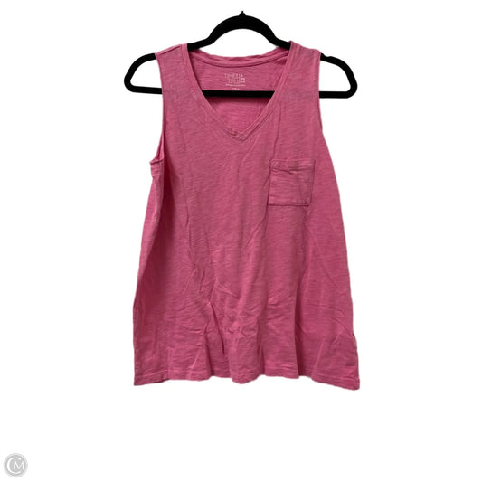 Tank Top By Time And Tru In Pink, Size: S