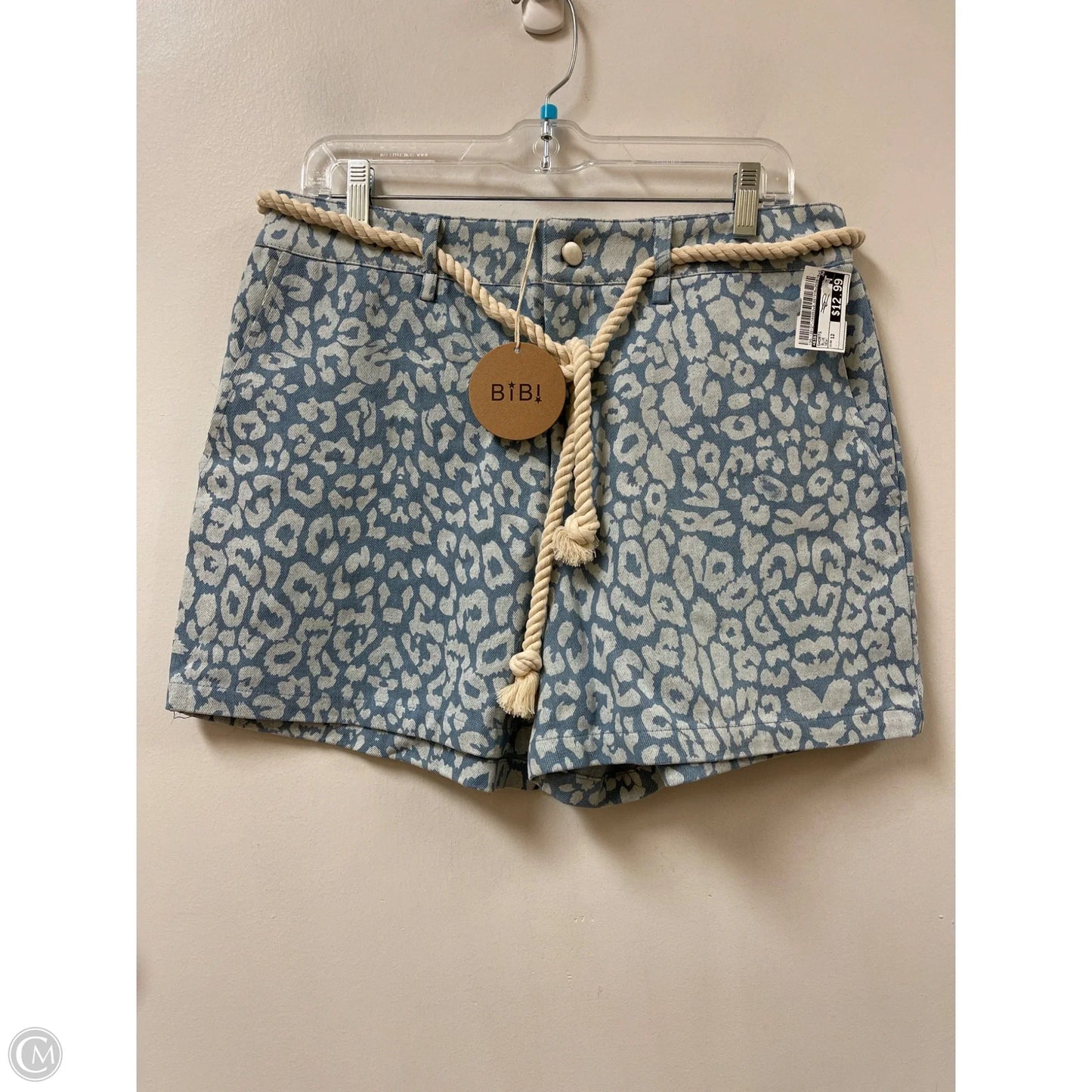 Shorts By Bibi In Blue, Size: 12