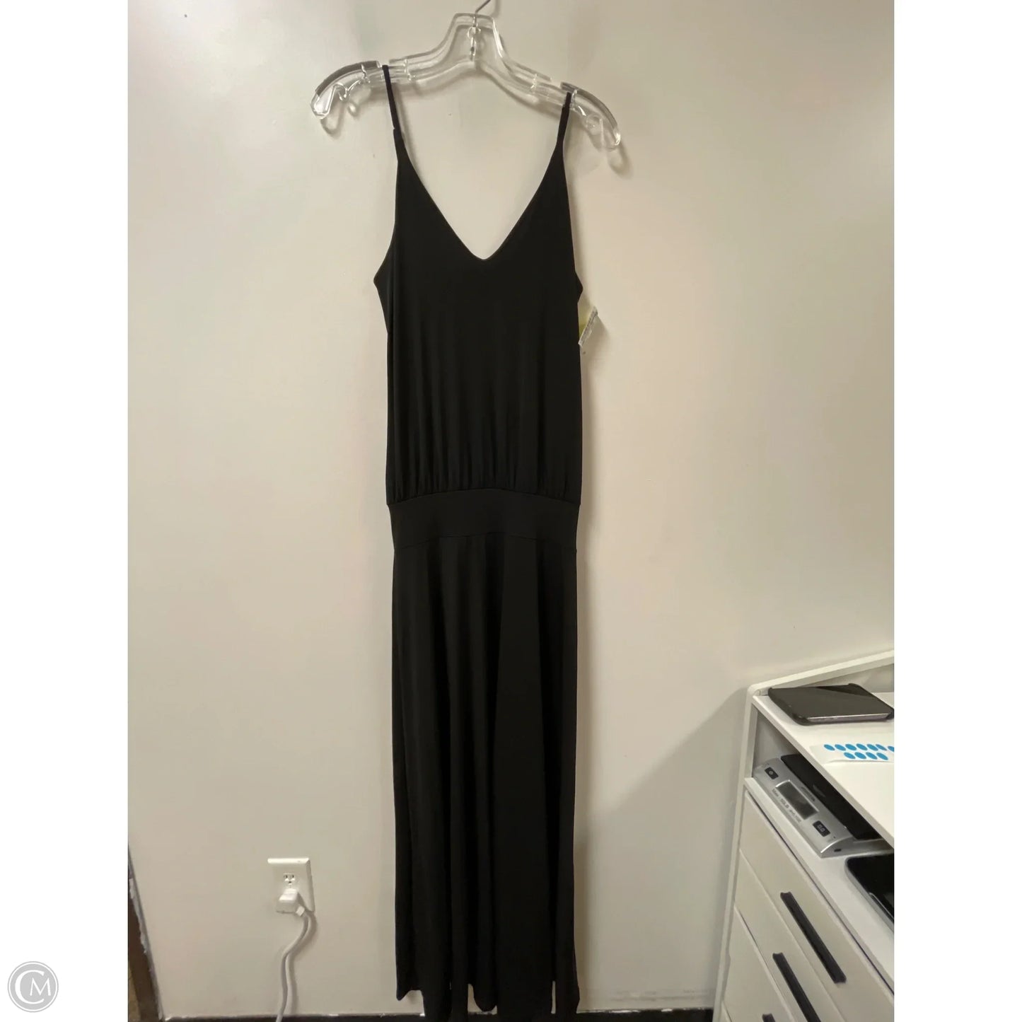 Dress Casual Maxi By Clothes Mentor In Black, Size: L