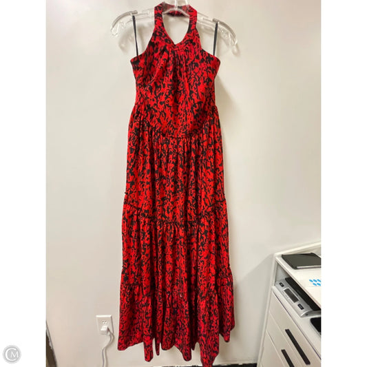 Dress Casual Maxi By Cma In Black & Red, Size: M
