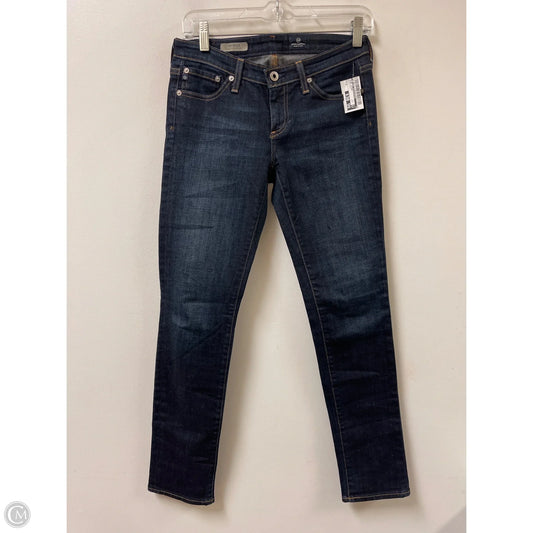 Jeans Skinny By Adriano Goldschmied In Blue Denim, Size: 2