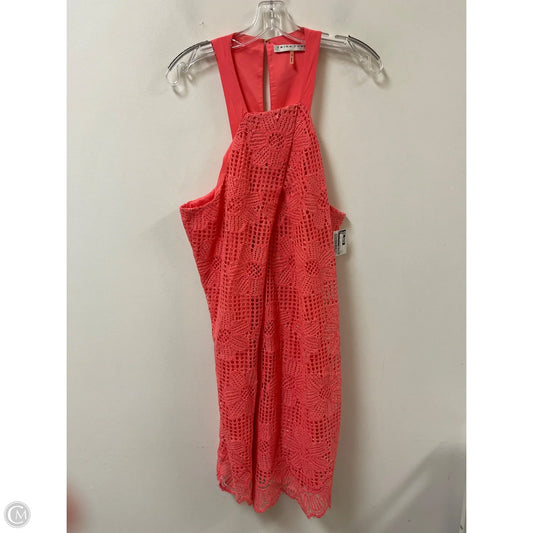 Dress Casual Midi By Trina Turk In Coral, Size: L