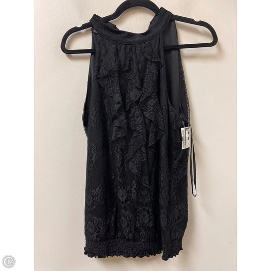Top Sleeveless By Agb In Black, Size: Xl