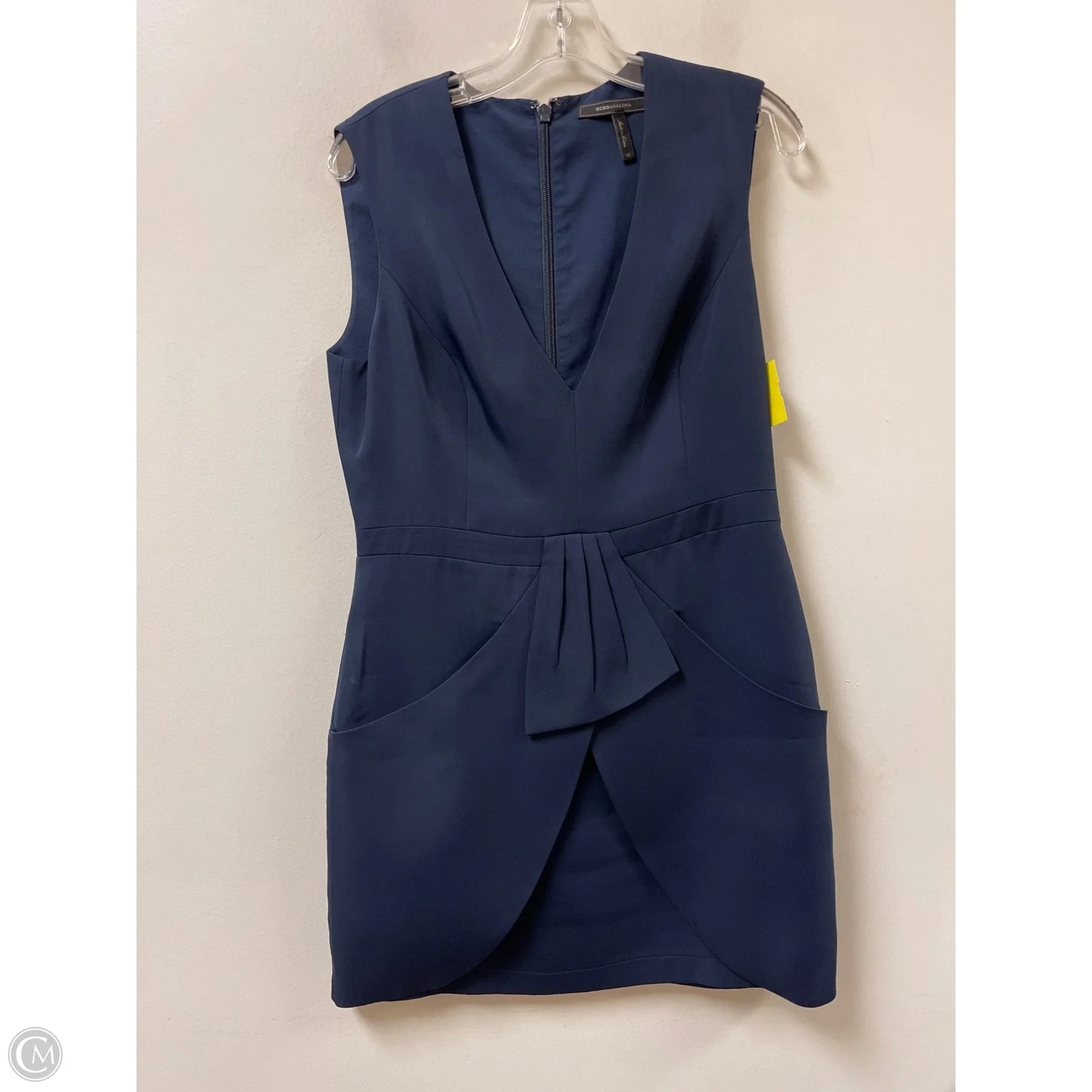 Dress Party Midi By Bcbgmaxazria In Navy, Size: L