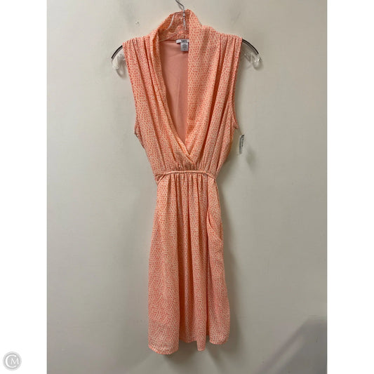 Dress Casual Midi By Bar Iii In Peach, Size: L
