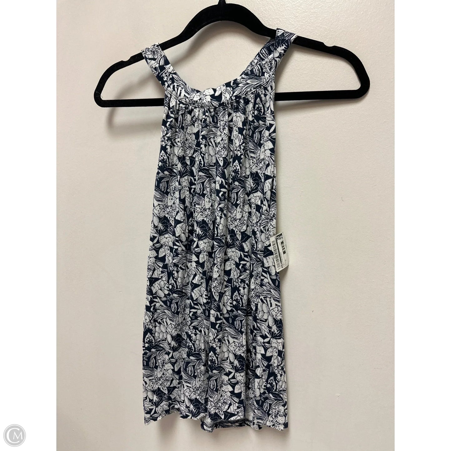Top Sleeveless By Loft In Navy, Size: Xl