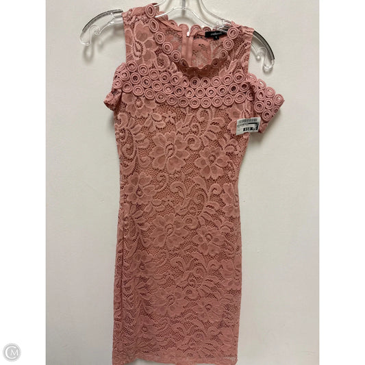 Dress Casual Midi By Ambiance Apparel In Pink, Size: S
