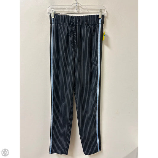 Pants Cropped By Bcbgmaxazria In Navy, Size: 0