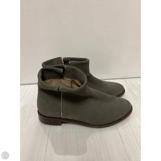 Boots Ankle Flats By Johnston & Murphy In Grey, Size: 7