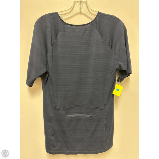 Athletic Top Short Sleeve By Athleta In Navy, Size: L