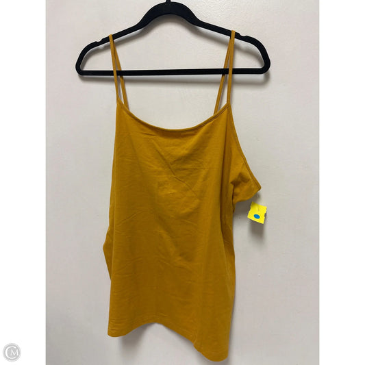 Top Cami By Time And Tru In Yellow, Size: 2x