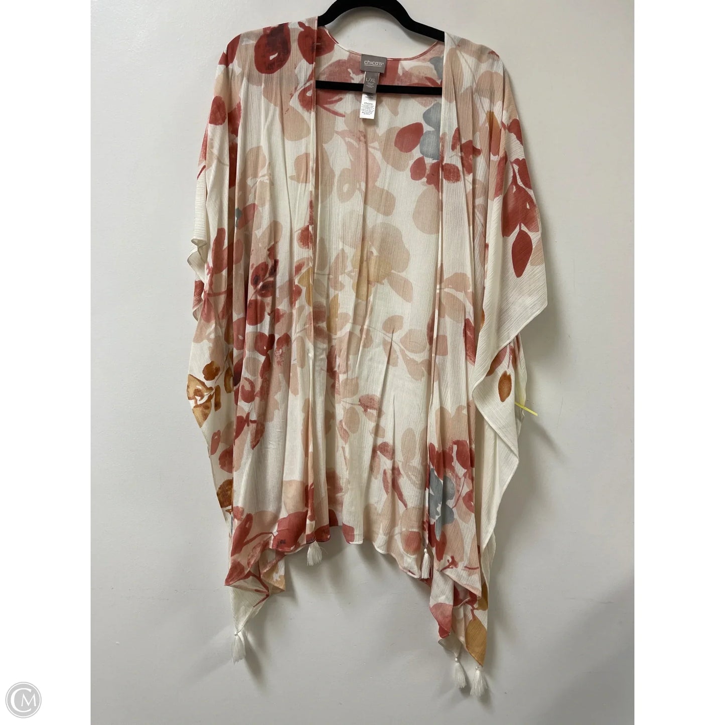 Kimono By Chicos In Cream, Size: Xl