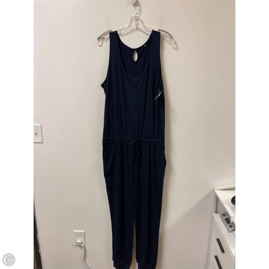 Jumpsuit By Clothes Mentor In Navy, Size: Xl