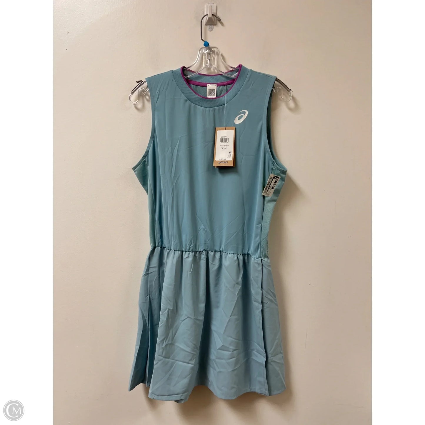 Athletic Dress By Asics In Green, Size: Xl
