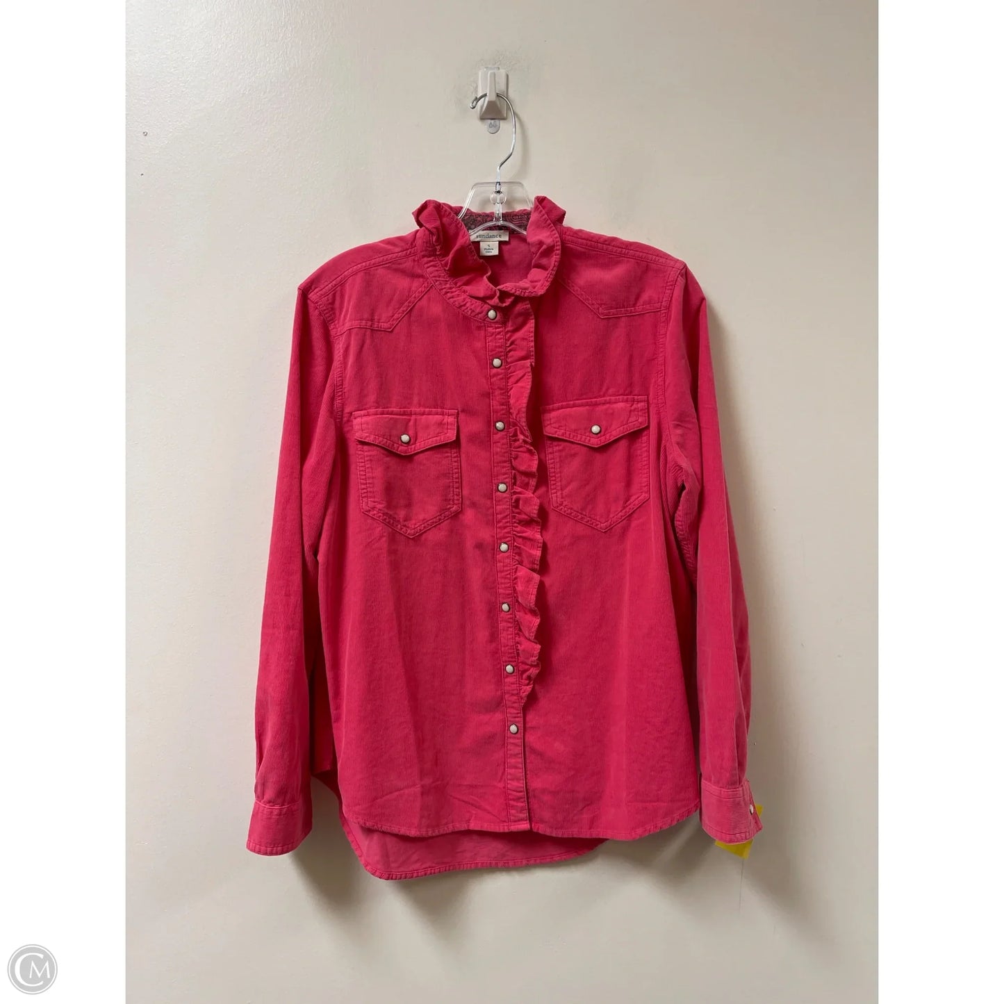 Blouse Long Sleeve By Sundance In Pink, Size: S