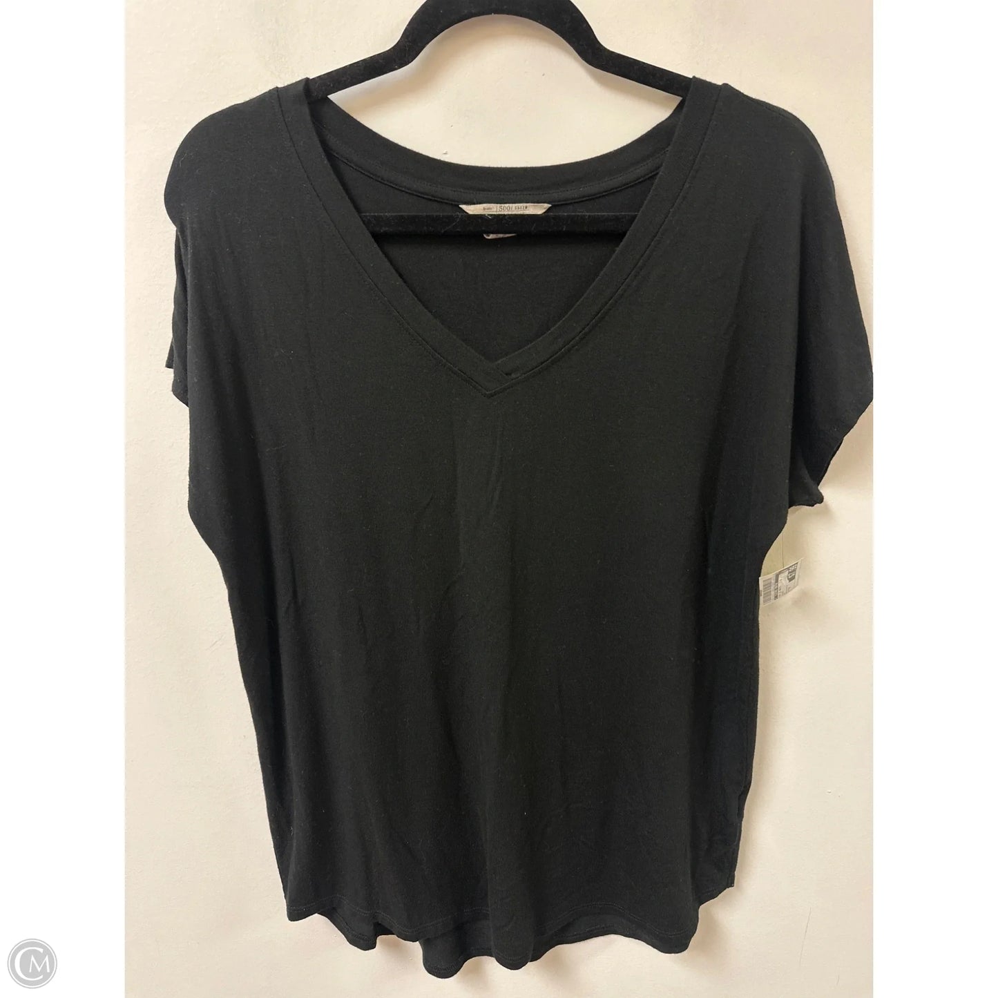 Top Short Sleeve Basic By Clothes Mentor In Black, Size: M