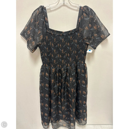 Dress Casual Midi By Clothes Mentor In Brown, Size: Xl