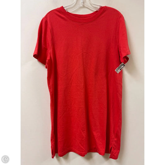 Dress Casual Midi By Old Navy In Red, Size: M