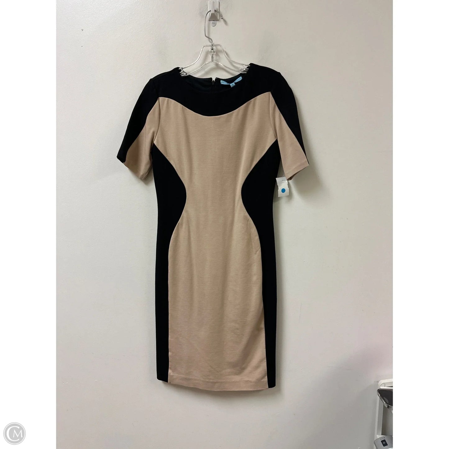 Dress Work By Antonio Melani In Black & Tan, Size: S