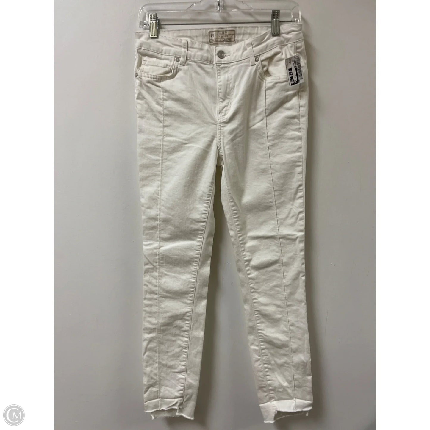Jeans Skinny By Free People In White, Size: 6
