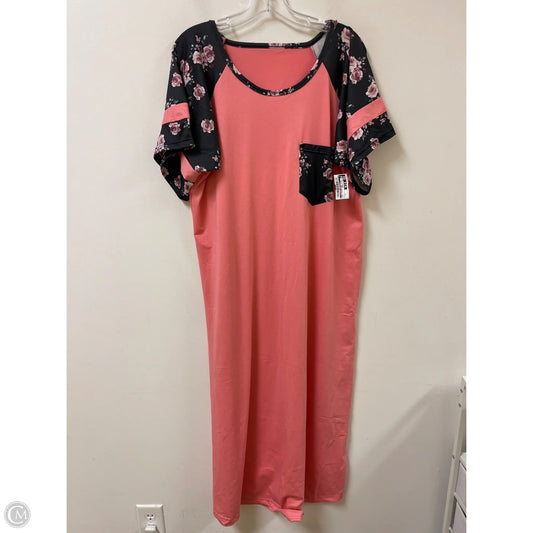 Dress Casual Maxi By Clothes Mentor In Peach, Size: Xl