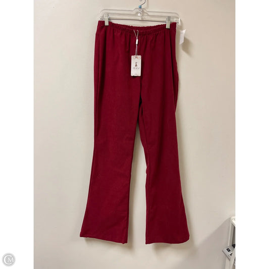 Pants Leggings By Clothes Mentor In Red, Size: 12