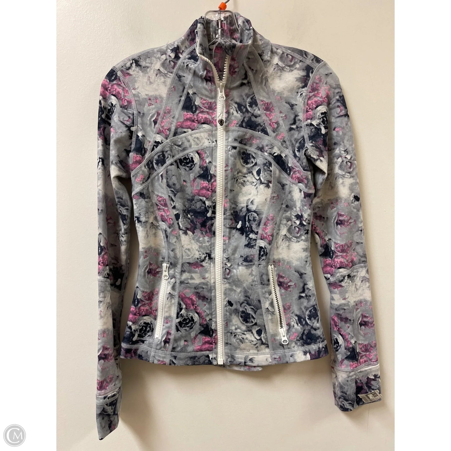 Athletic Jacket By Lululemon In Rose Gold, Size: 4