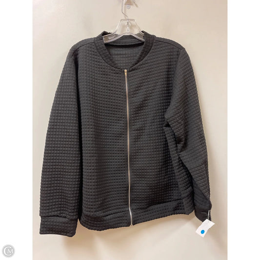 Jacket Moto By Shein In Black, Size: 2x