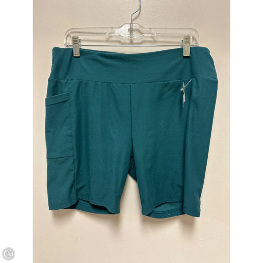 Athletic Shorts By No Boundaries In Green, Size: 1x