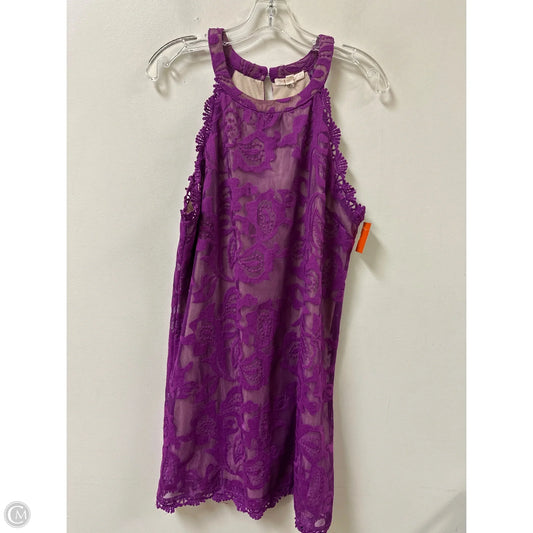 Dress Party Midi By Skies Are Blue In Purple, Size: L