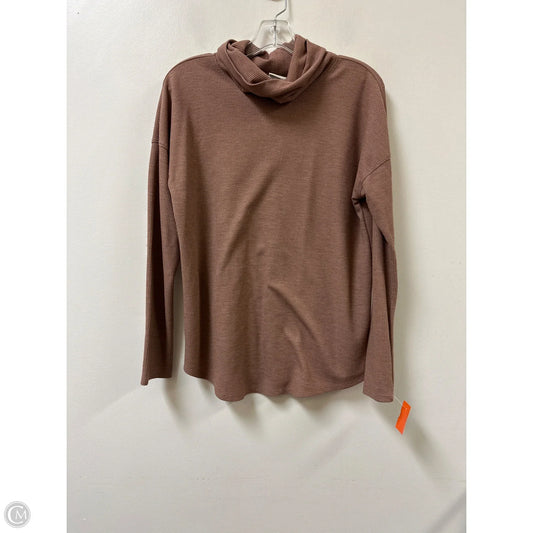 Top Long Sleeve By A New Day In Brown, Size: S