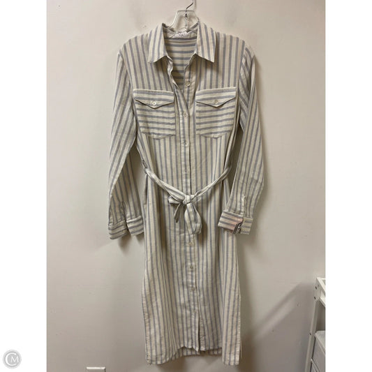 Dress Casual Maxi By Sage In Striped Pattern, Size: M