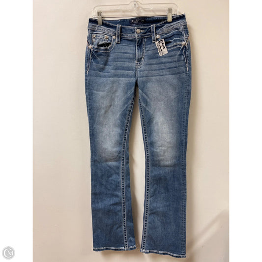Jeans Flared By Miss Me In Blue Denim, Size: 6