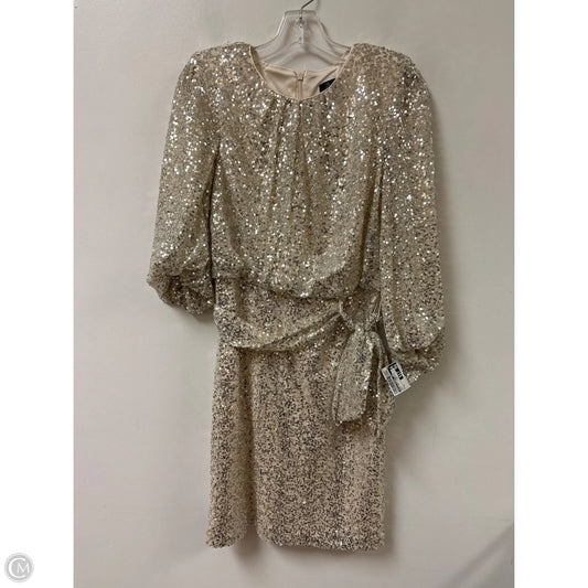 Dress Party Midi By Jessica Howard In Gold, Size: S