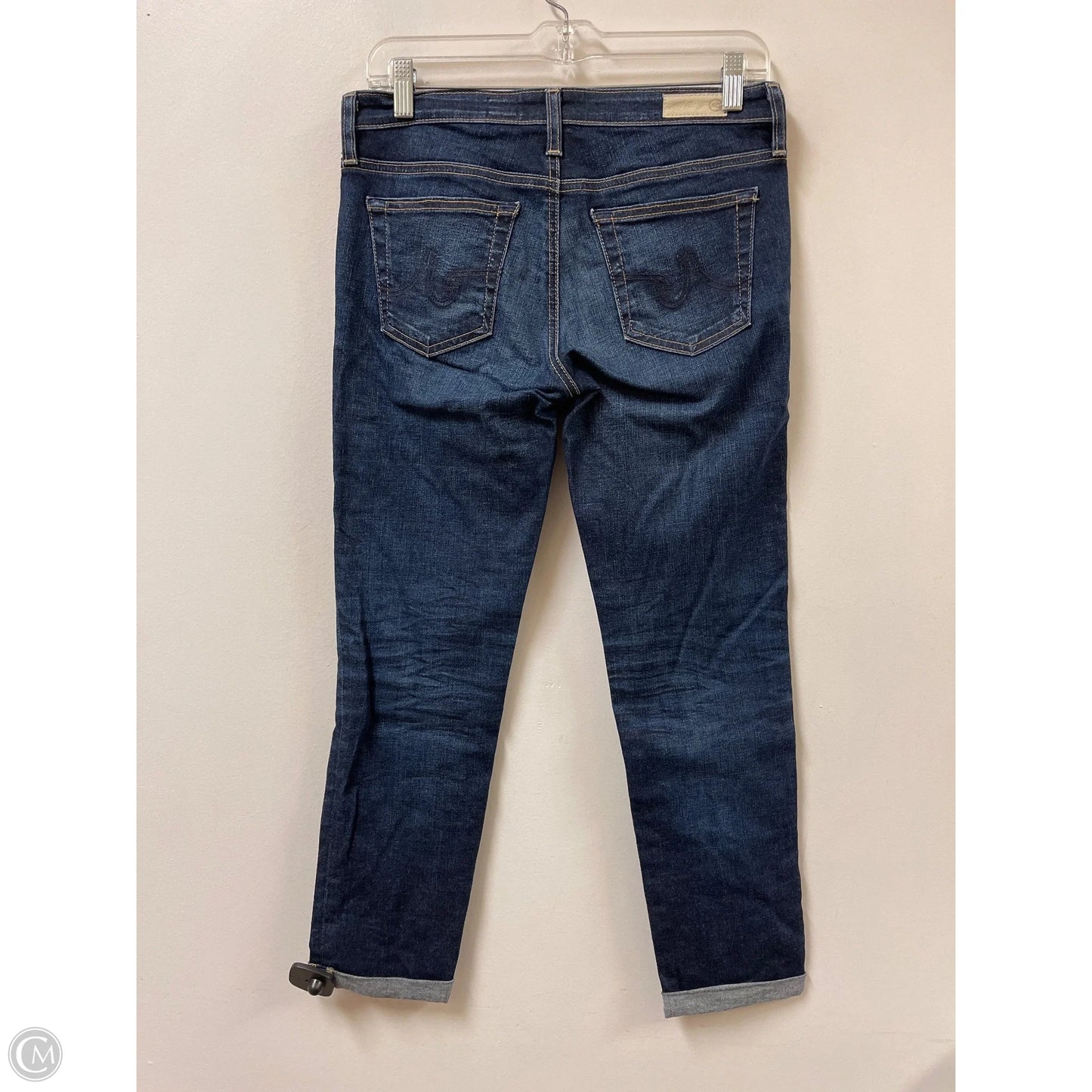 Jeans Skinny By Adriano Goldschmied In Blue Denim, Size: 6