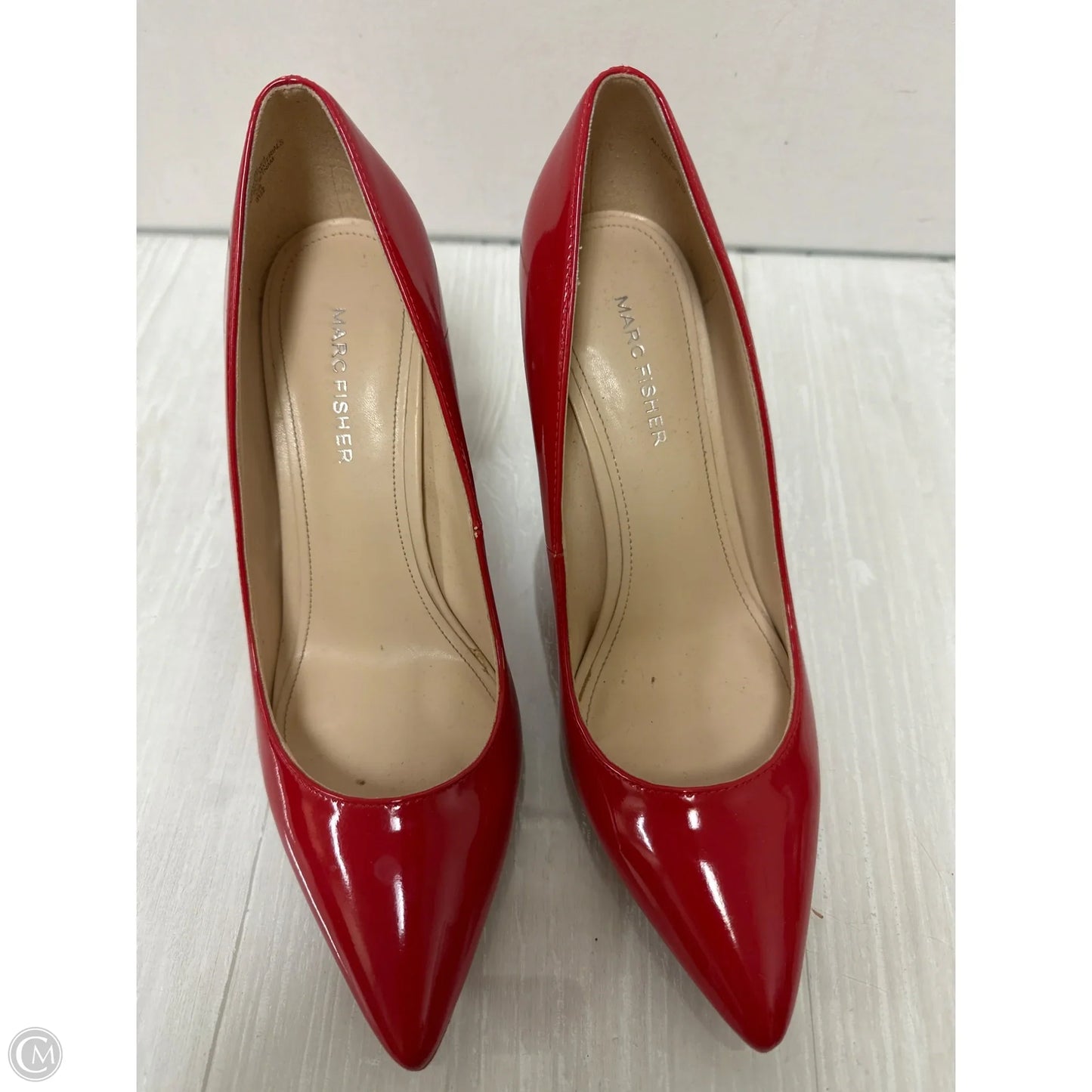 Shoes Heels Block By Marc Fisher In Red, Size: 8