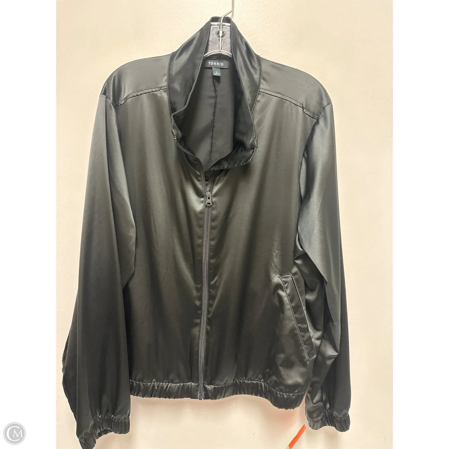 Jacket Moto By Torrid In Black, Size: 2x
