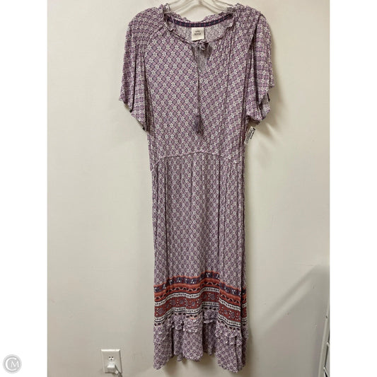 Dress Casual Maxi By Knox Rose In Purple, Size: L