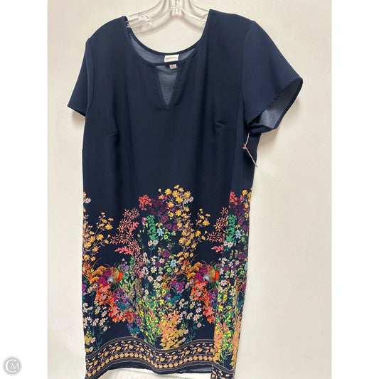 Dress Casual Midi By Merona In Navy, Size: L