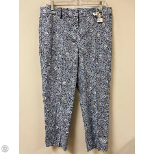 Pants Cropped By Loft In Animal Print, Size: 8