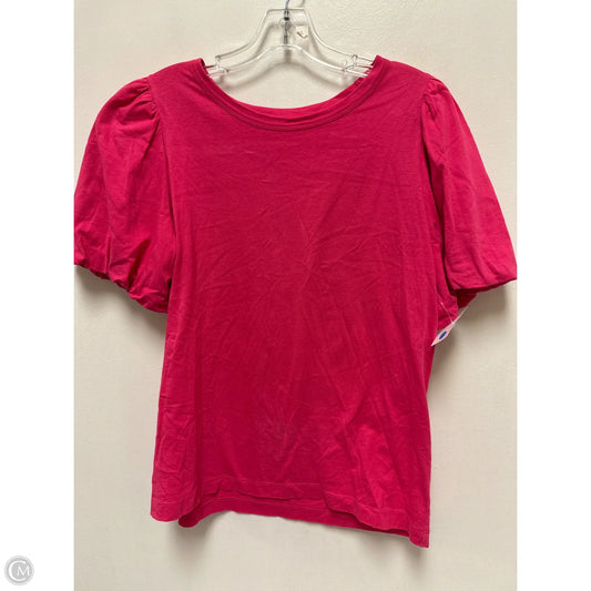 Top Long Sleeve By Loft In Pink, Size: L