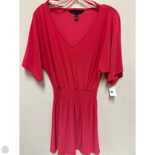 Dress Casual Midi By White House Black Market In Pink, Size: Xs