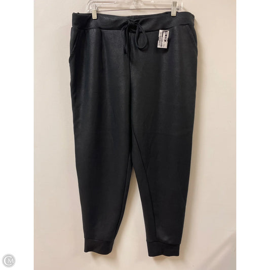 Athletic Pants By Clothes Mentor In Black, Size: Xl