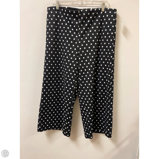 Pants Cropped By Chicos In Polkadot Pattern, Size: 14