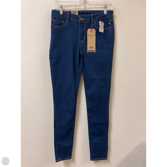 Jeans Skinny By Levis In Blue Denim, Size: 2