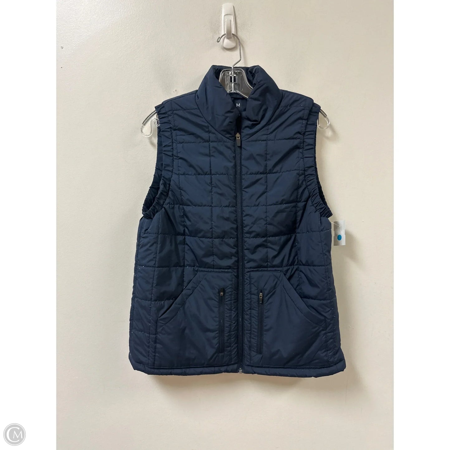 Vest Puffer & Quilted By Xersion In Navy, Size: M