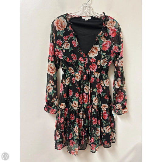 Dress Casual Midi By American Eagle In Floral Print, Size: S