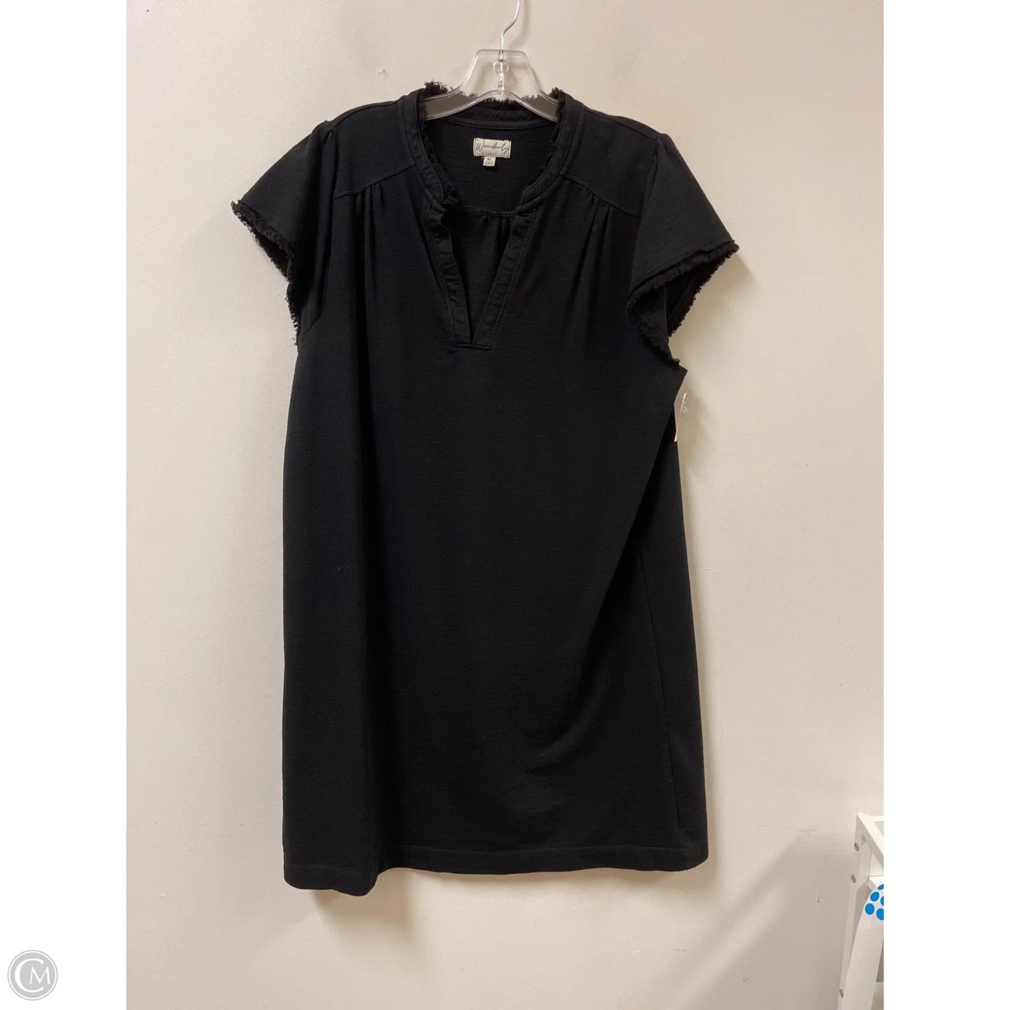 Dress Casual Midi By Wonderly In Black, Size: Xl