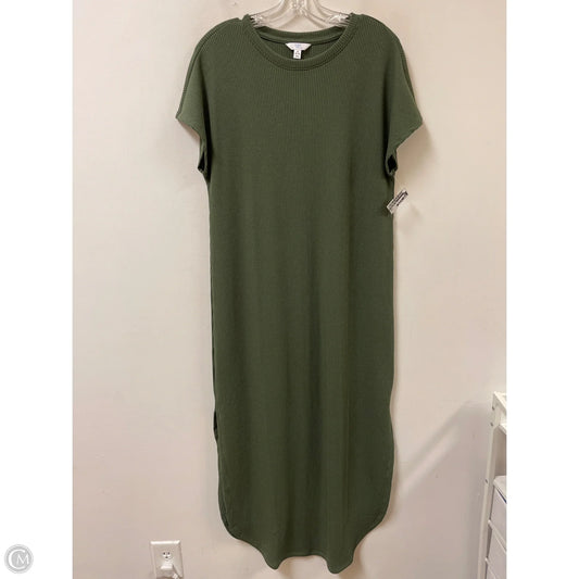 Dress Casual Maxi By Time And Tru In Green, Size: M