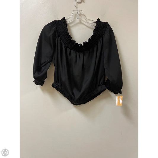 Top Long Sleeve By Express In Black, Size: L